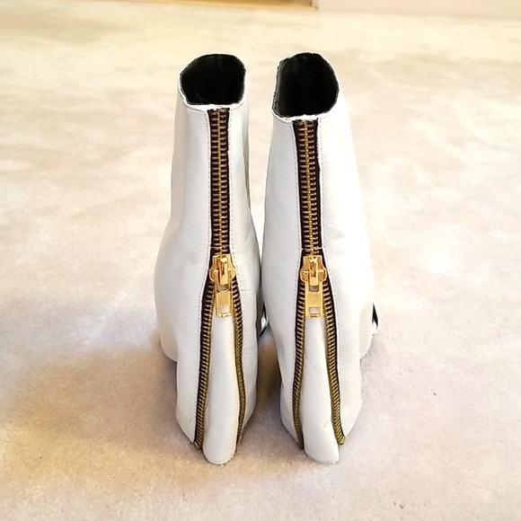 White Bootie Sandals - Picture 5 of 10